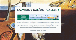 Desktop Screenshot of dali-gallery.com